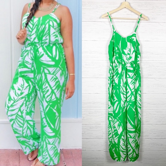 Lilly Pulitzer for Target Pants - Lily Pulitzer • Green Print Boom Boom Jumpsuit